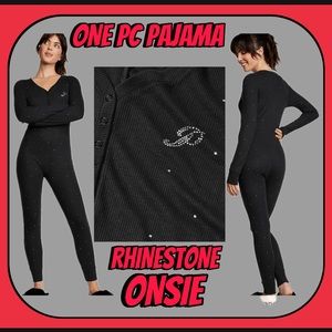 Victoria’s Secret Pink BLING onesie pajamas MULTIPLE SIZES 🔥🎁